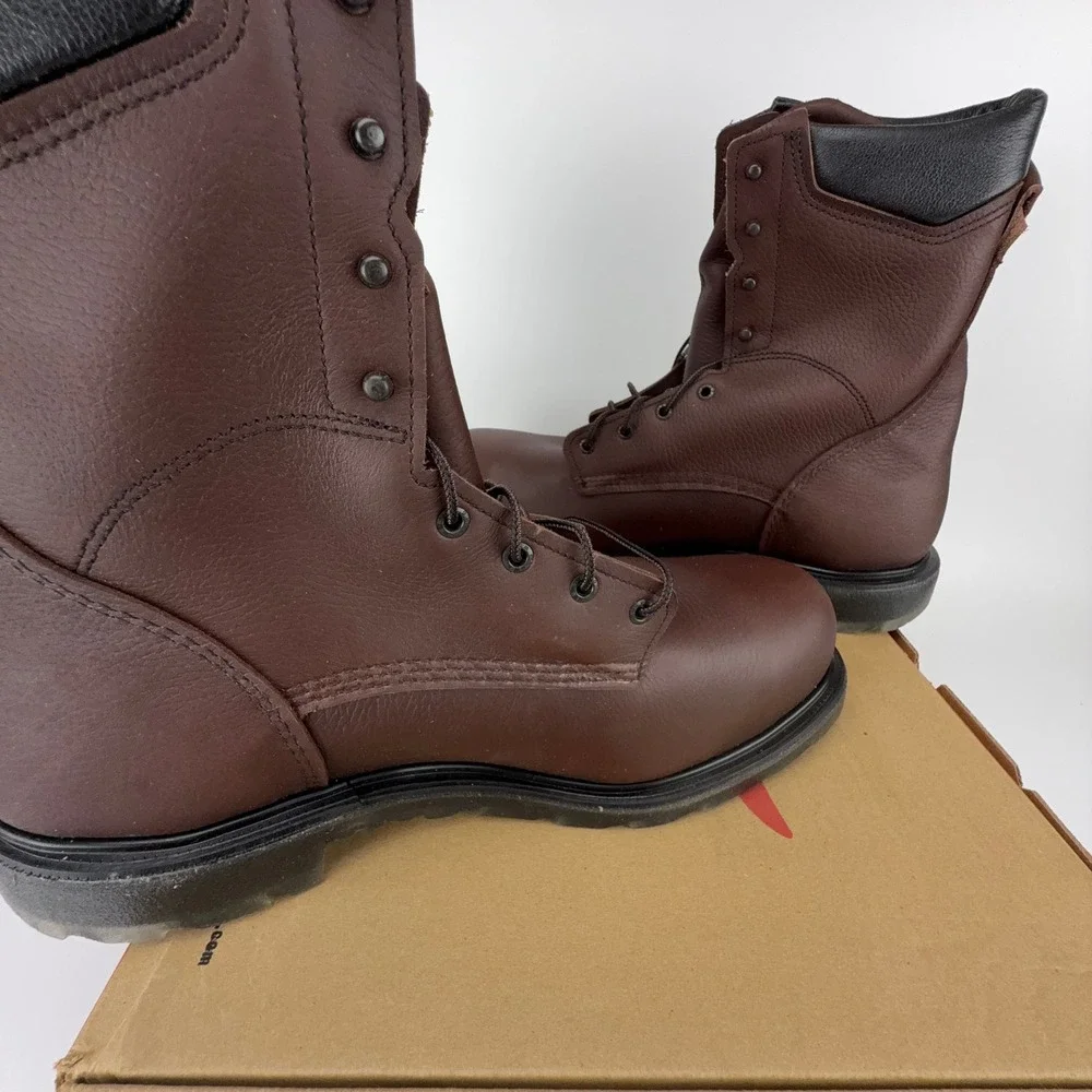 Red Wing Supersole 8-inch Safety Toe Boot‎ Leather Mens Size 16 D 2408 NOS